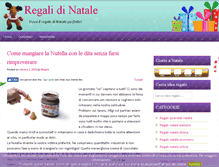 Tablet Screenshot of idearegalonatale.it